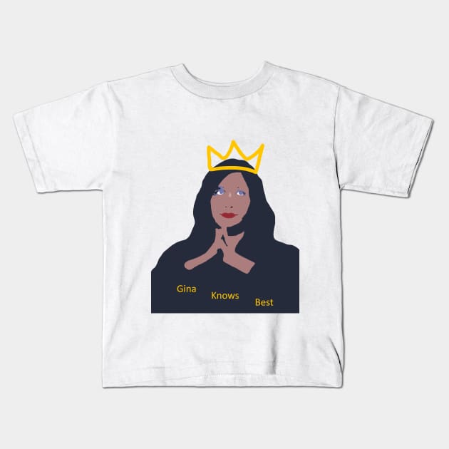 Gina Linetti Kids T-Shirt by agnesewho